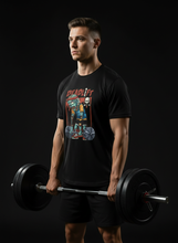 Load image into Gallery viewer, Male model actively training in Dead-Lift Pump Cover on black backdrop
