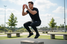 Load image into Gallery viewer, Male model outdoors wearing Evolution Joggers
