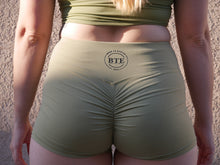 Load image into Gallery viewer, BTE-Womans Scrunch Shorts

